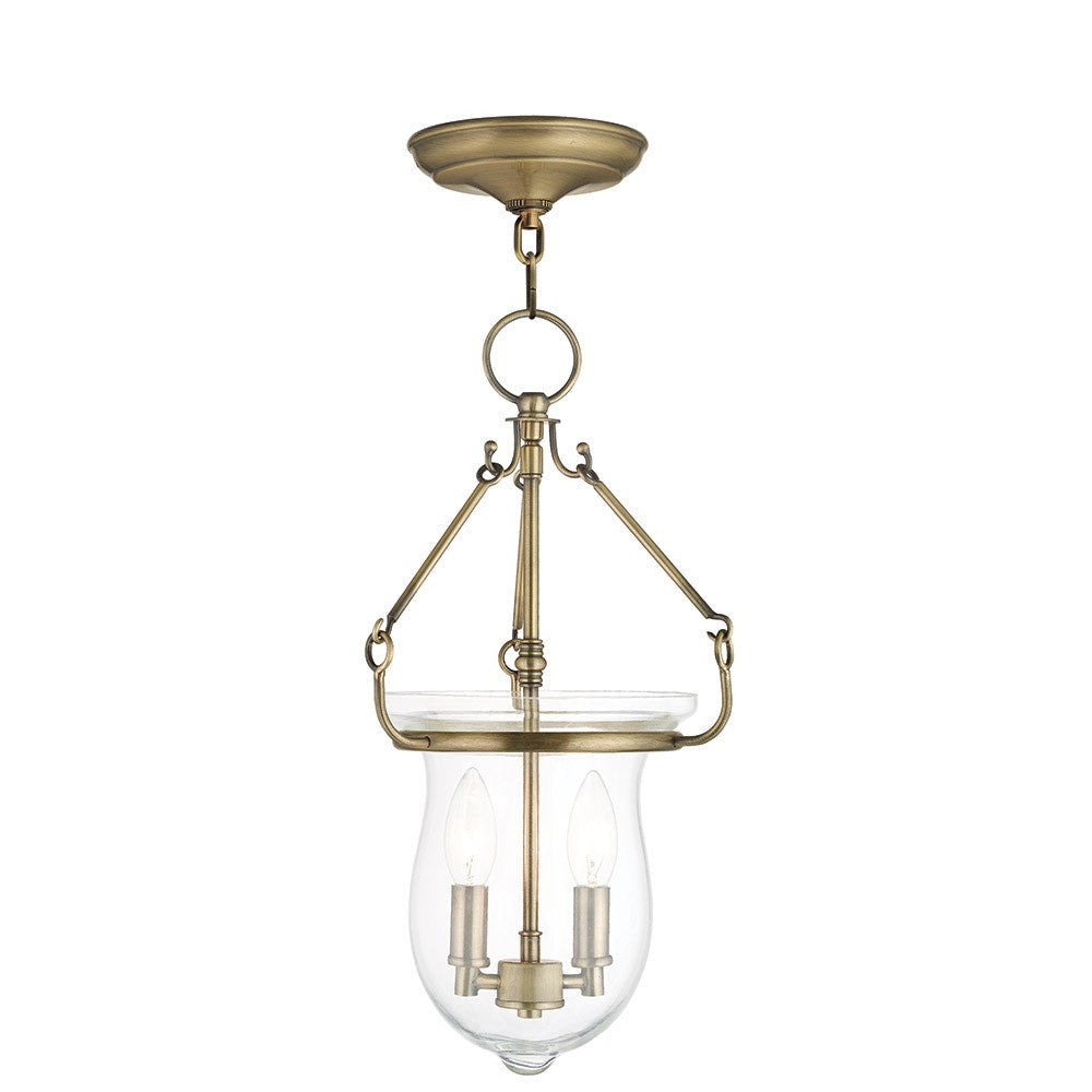 Livex Canterbury 50294-01 Pendant Light - Antique Brass