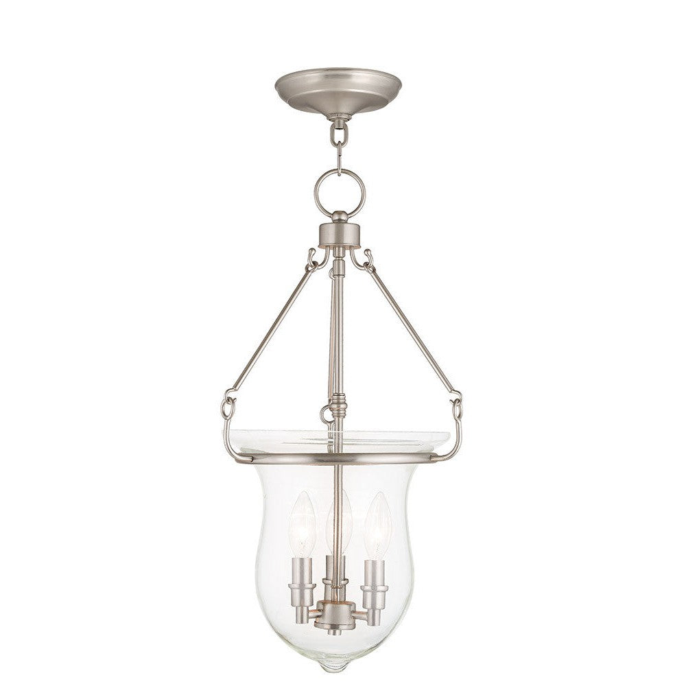 Livex Canterbury 50296-91 Pendant Light - Brushed Nickel