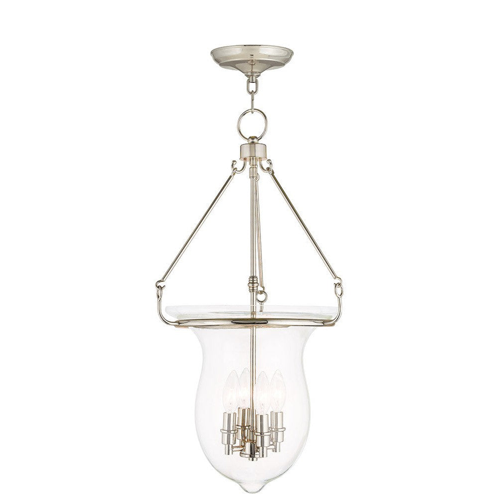 Livex Canterbury 50298-35 Pendant Light - Polished Nickel