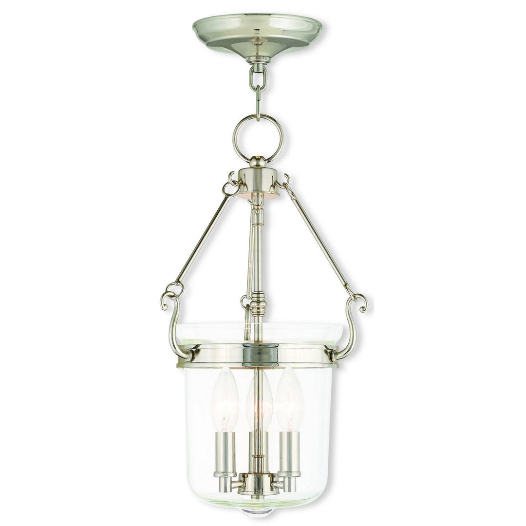 Livex Rockford 50482-35 Pendant Light - Polished Nickel