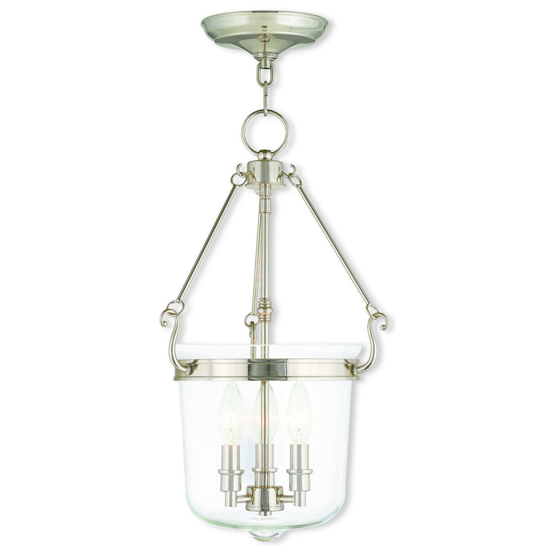 Livex Rockford 50484-35 Pendant Light - Polished Nickel