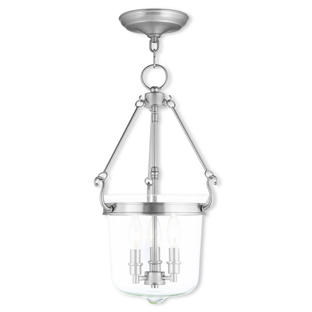 Livex Rockford 50484-91 Pendant Light - Brushed Nickel