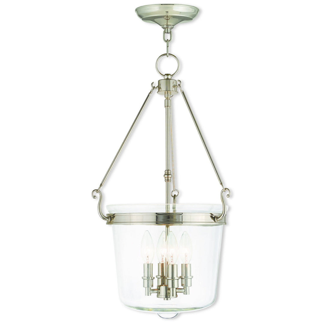 Livex Rockford 50486-35 Pendant Light - Polished Nickel