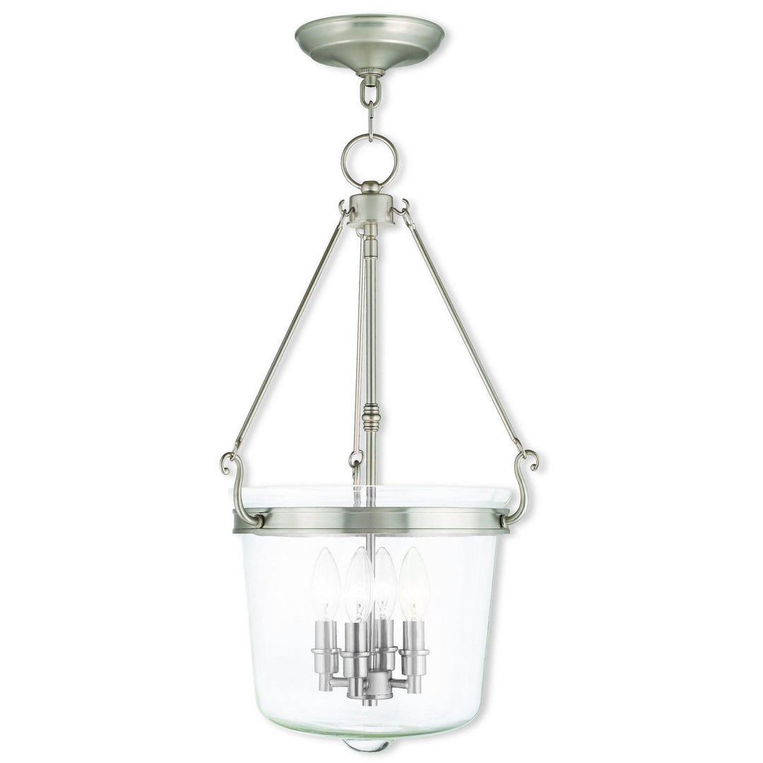 Livex Rockford 50486-91 Pendant Light - Brushed Nickel