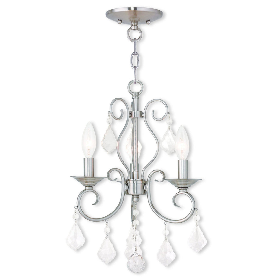 Livex Donatella 50763-91 Chandelier Light - Brushed Nickel