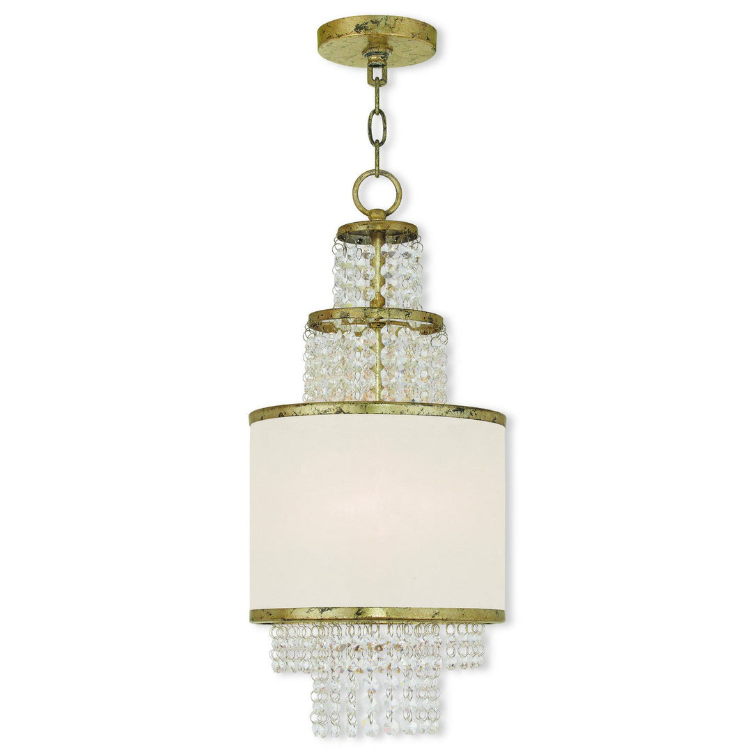 Livex Prescott 50780-28 Chandelier Light - Hand Applied Winter Gold