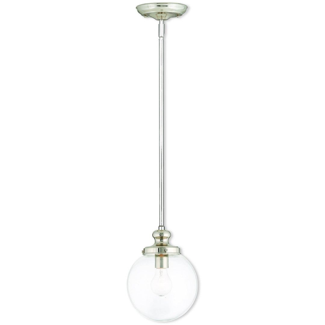Livex Sheffield 50902-35 Pendant Light - Polished Nickel