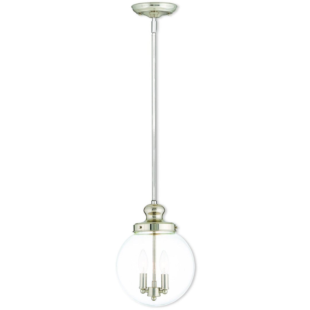 Livex Sheffield 50904-35 Pendant Light - Polished Nickel