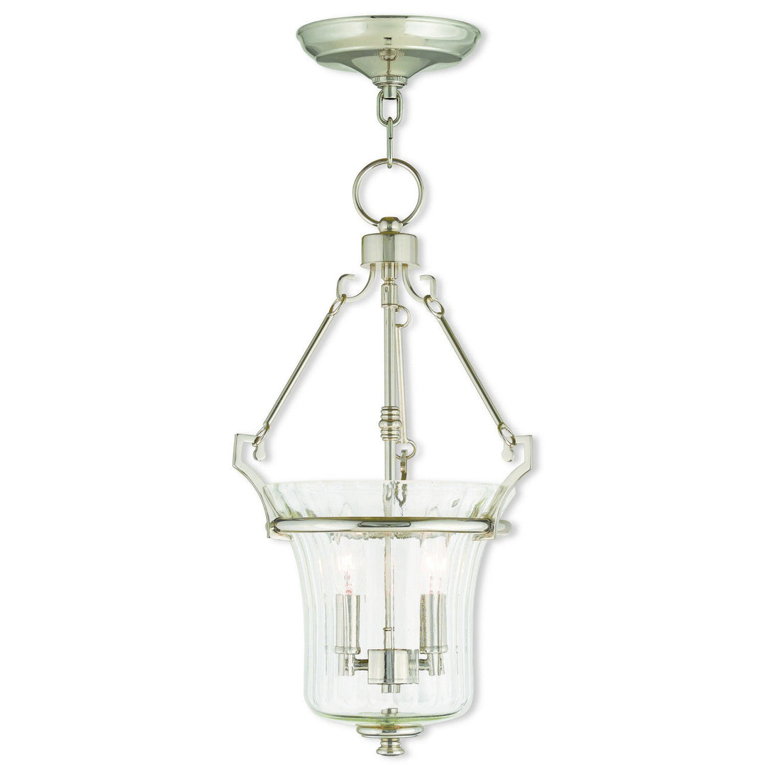 Livex Cortland 50922-35 Pendant Light - Polished Nickel