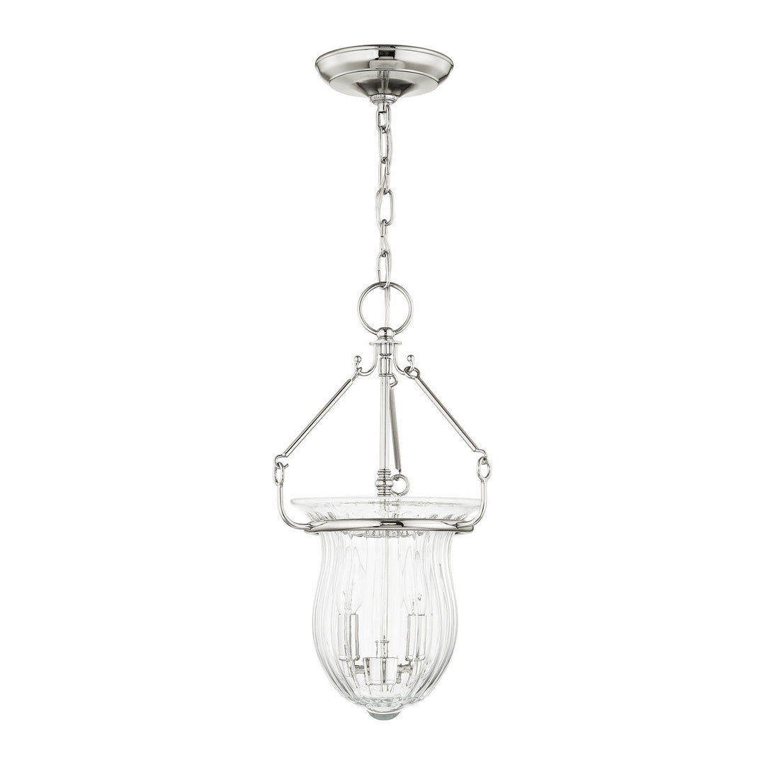 Livex Andover 50942-35 Pendant Light - Polished Nickel