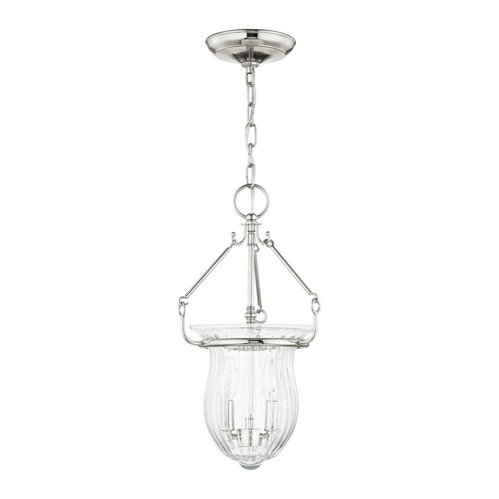Livex Andover 50942-35 Pendant Light - Polished Nickel