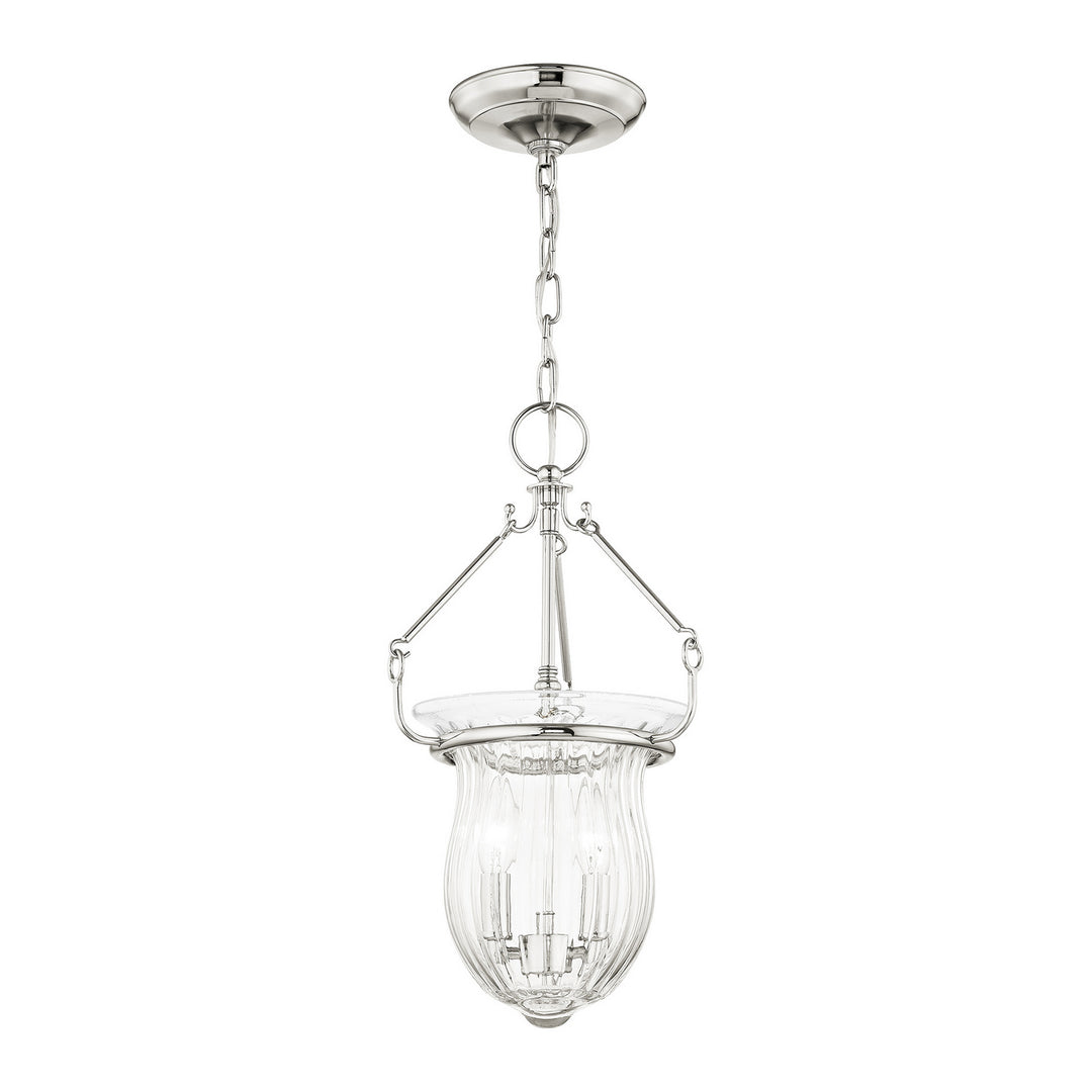 Livex Andover 50942-35 Pendant Light - Polished Nickel