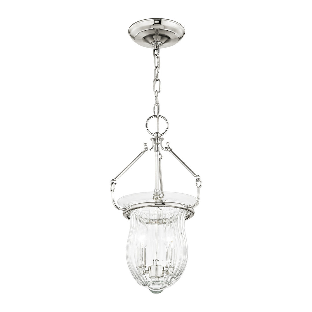 Livex Andover 50942-35 Pendant Light - Polished Nickel