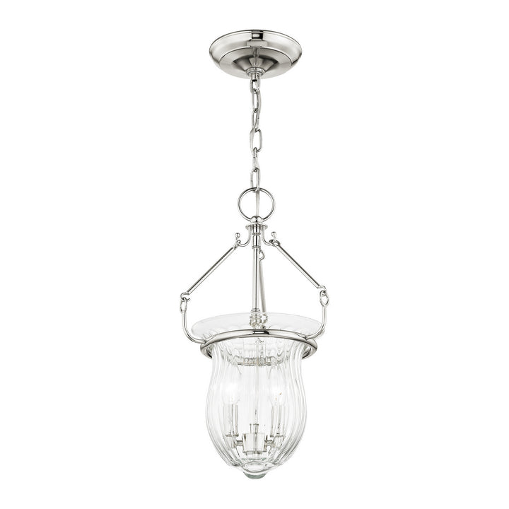 Livex Andover 50942-35 Pendant Light - Polished Nickel