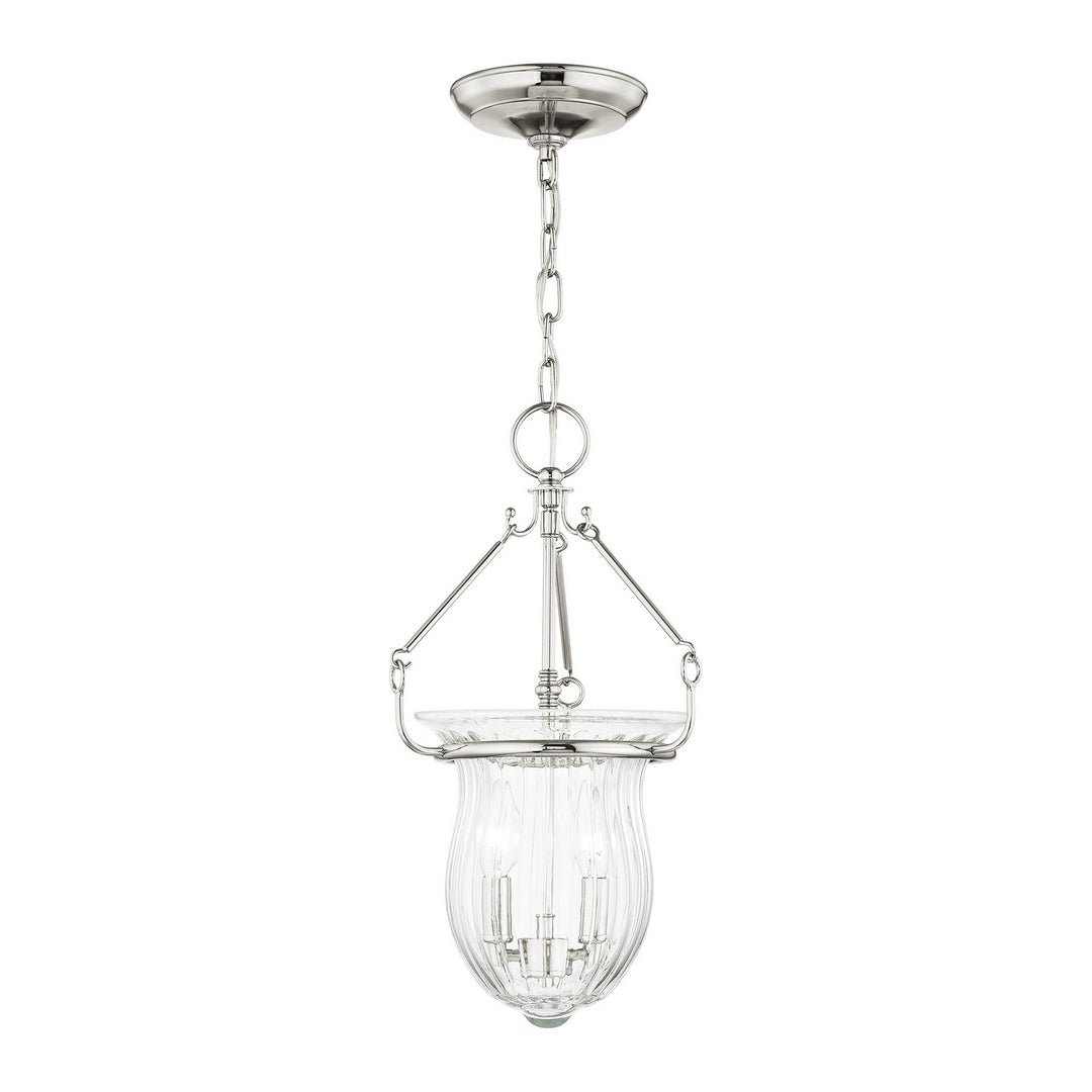 Livex Andover 50942-35 Pendant Light - Polished Nickel
