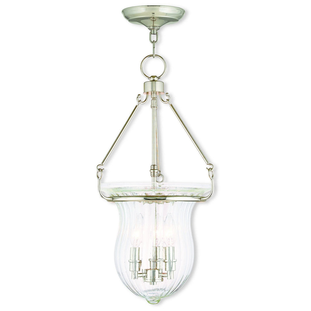 Livex Andover 50944-35 Pendant Light - Polished Nickel