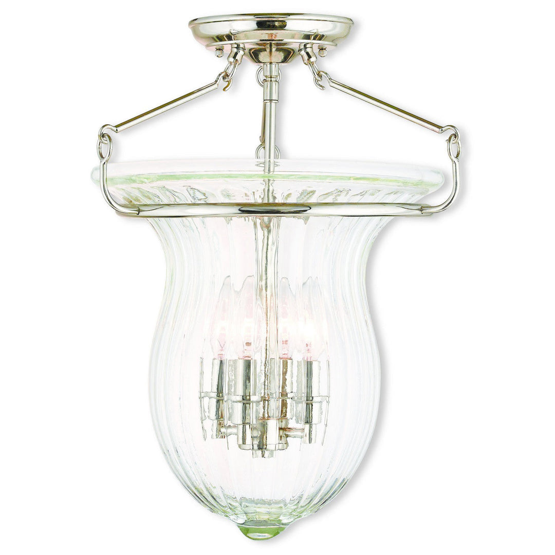 Livex Andover 50945-35 Ceiling Light - Polished Nickel