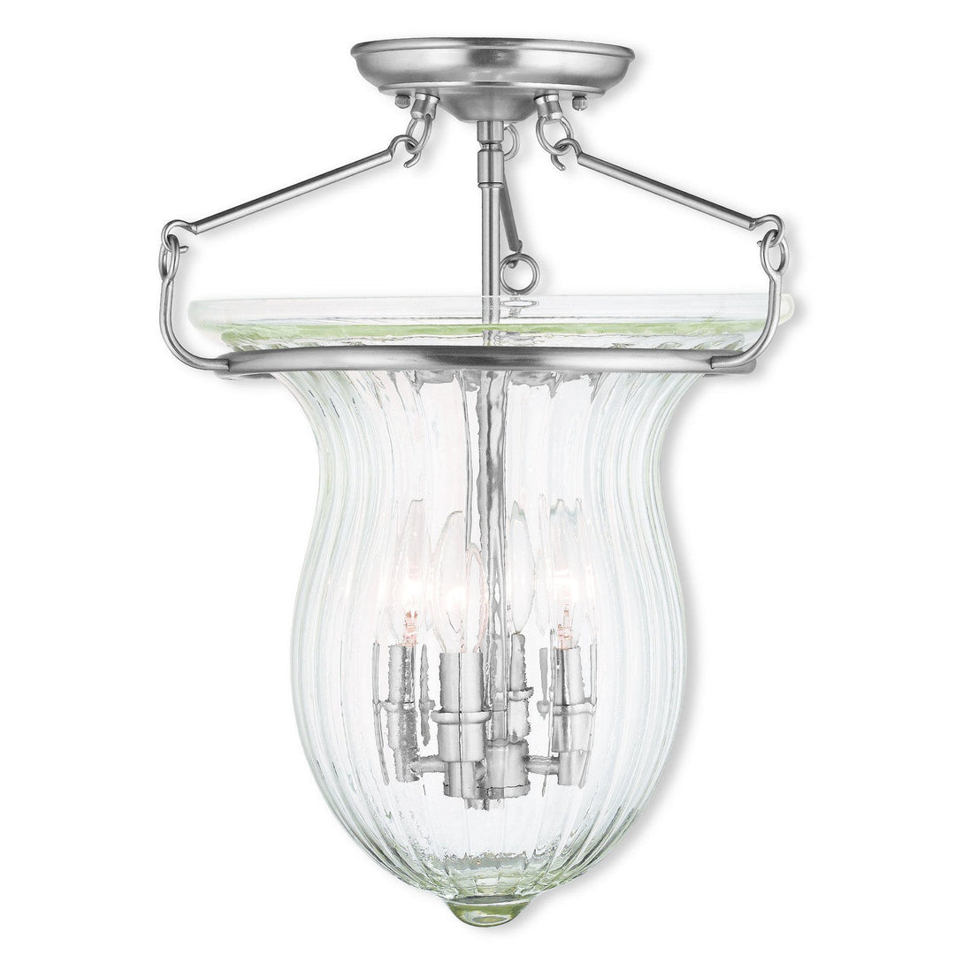 Livex Andover 50945-91 Ceiling Light - Brushed Nickel