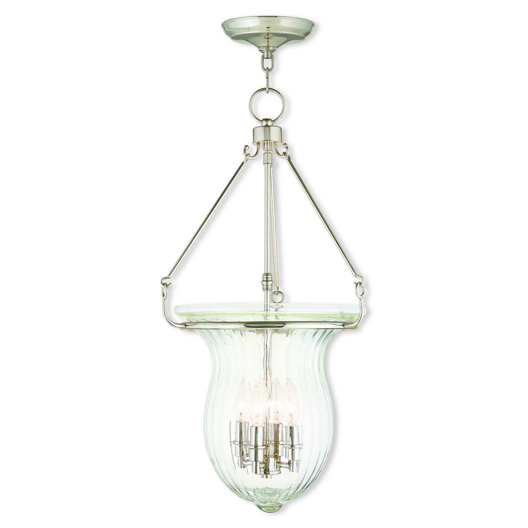 Livex Andover 50946-35 Pendant Light - Polished Nickel