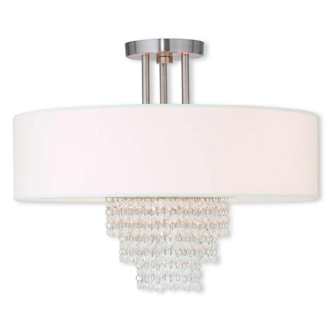 Livex Carlisle 51028-91 Ceiling Light - Brushed Nickel