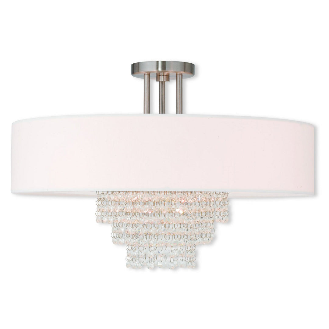 Livex Carlisle 51029-91 Ceiling Light - Brushed Nickel