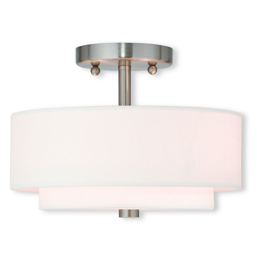 Livex Meridian 51042-91 Ceiling Light - Brushed Nickel