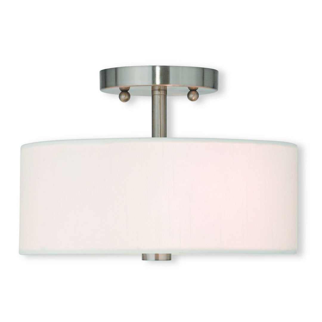 Livex Meridian 51052-91 Ceiling Light - Brushed Nickel