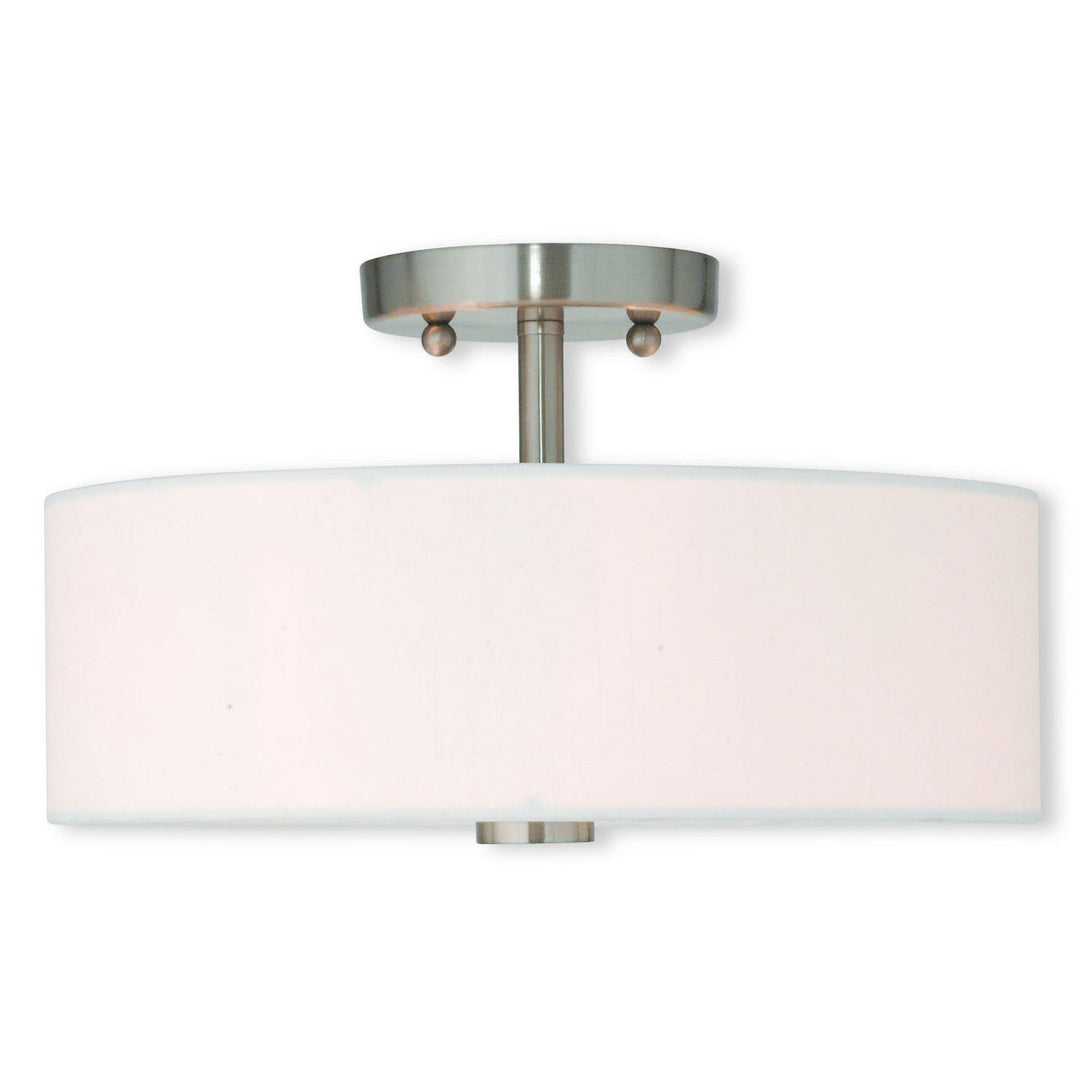 Livex Meridian 51053-91 Ceiling Light - Brushed Nickel