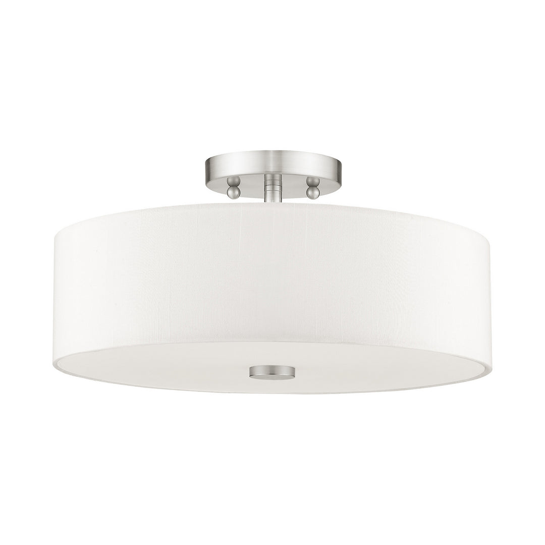 Livex Meridian 51054-91 Ceiling Light - Brushed Nickel