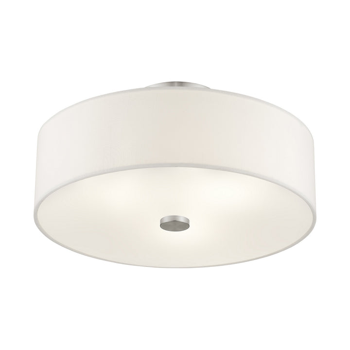 Livex Meridian 51054-91 Ceiling Light - Brushed Nickel