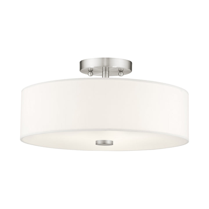 Livex Meridian 51054-91 Ceiling Light - Brushed Nickel