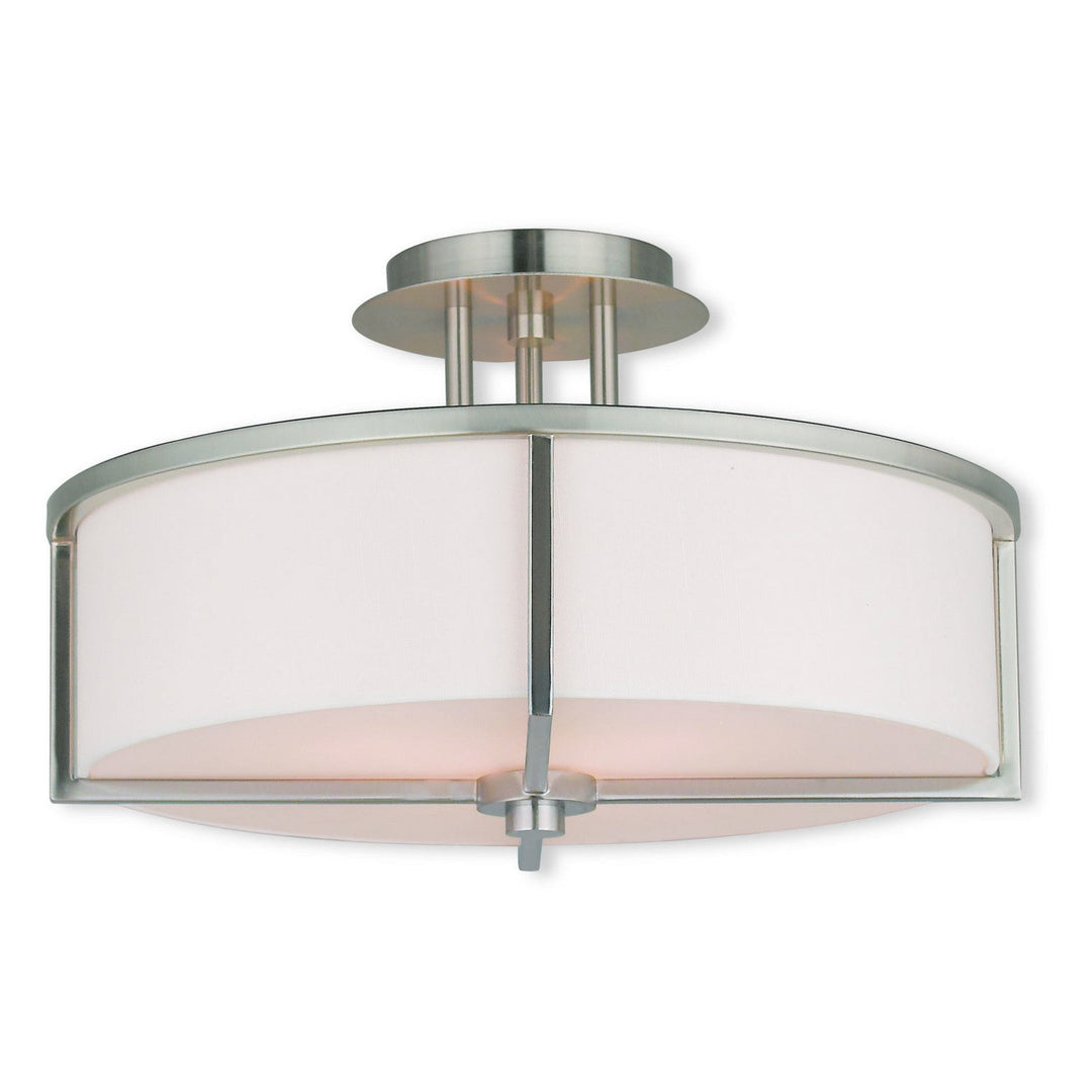 Livex Wesley 51074-91 Ceiling Light - Brushed Nickel