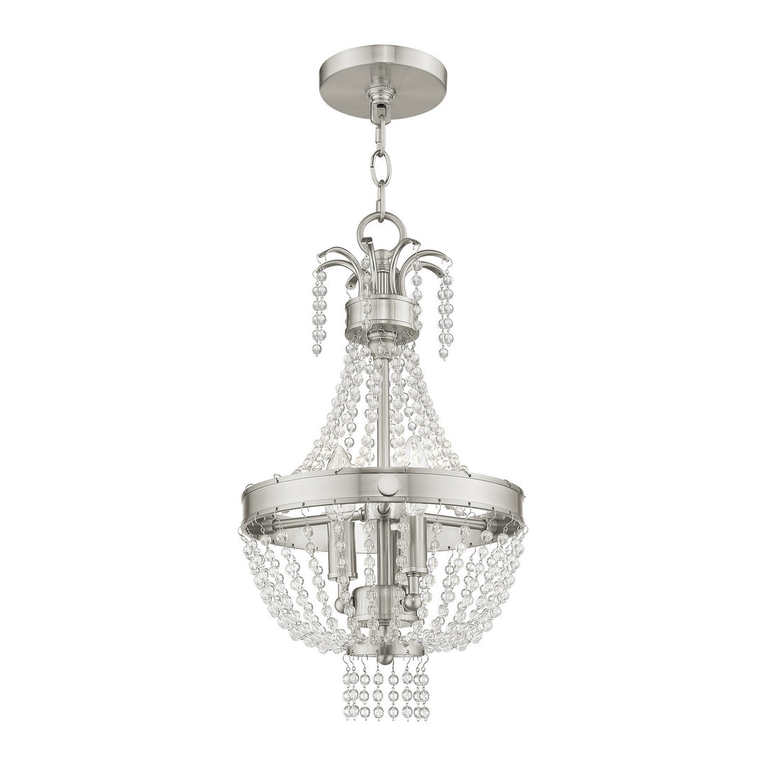 Livex Valentina 51853-91 Pendant Light - Brushed Nickel