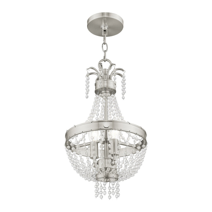 Livex Valentina 51853-91 Pendant Light - Brushed Nickel