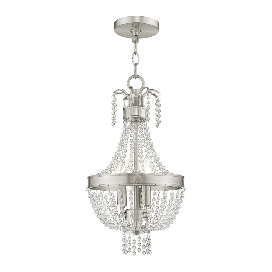 Livex Valentina 51853-91 Pendant Light - Brushed Nickel