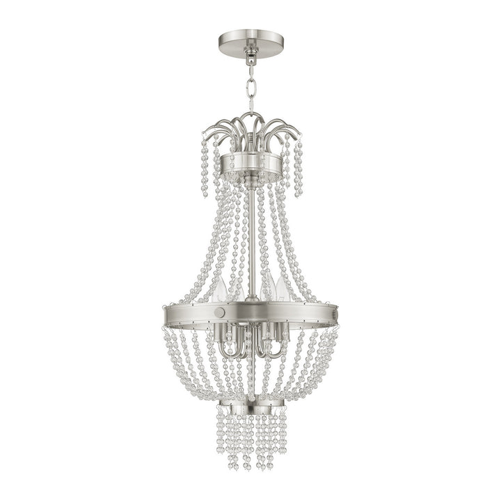 Livex Valentina 51854-91 Pendant Light - Brushed Nickel