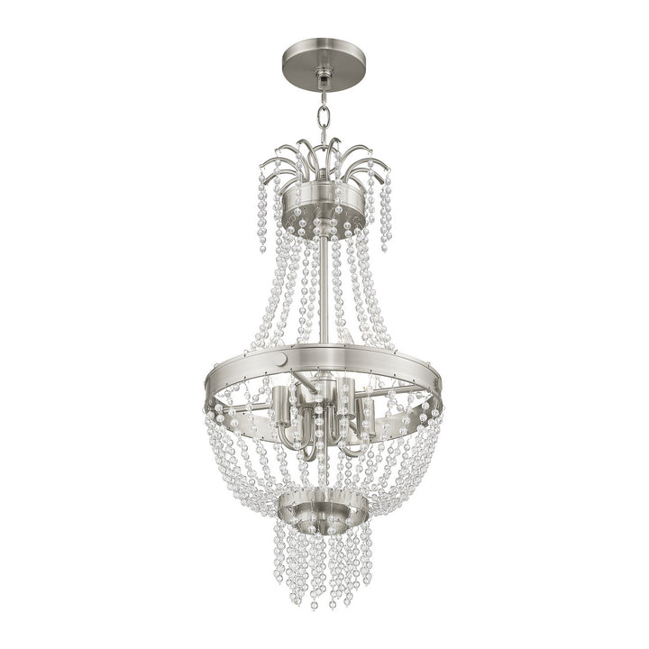 Livex Valentina 51854-91 Pendant Light - Brushed Nickel