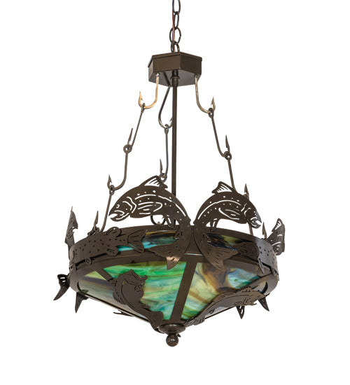 Meyda Tiffany Catch Of The Day 65041 Pendant Light - Timeless Bronze