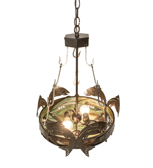 Meyda Tiffany Catch Of The Day 65041 Pendant Light - Timeless Bronze