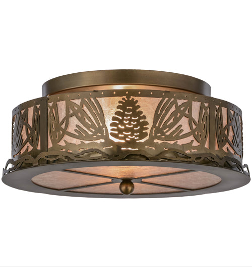 Meyda Tiffany Mountain Pine 65099 Ceiling Light - Antique Copper