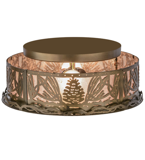 Meyda Tiffany Mountain Pine 65099 Ceiling Light - Antique Copper