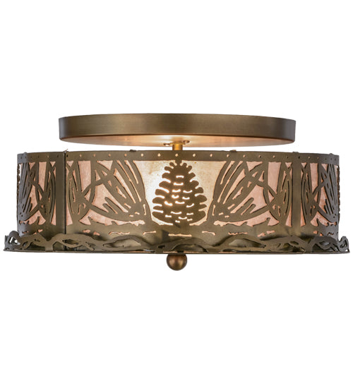 Meyda Tiffany Mountain Pine 65099 Ceiling Light - Antique Copper