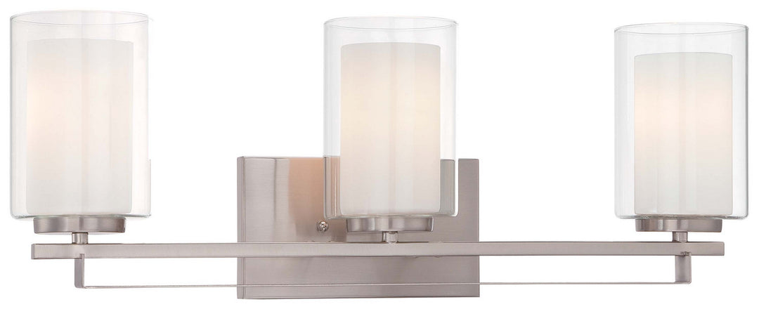 Minka-Lavery Parsons Studio 6103-84 Bath Vanity Light 24 in. wide - Brushed Nickel