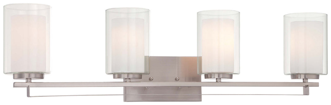 Minka-Lavery Parsons Studio 6104-84 Bath Vanity Light 33 in. wide - Brushed Nickel