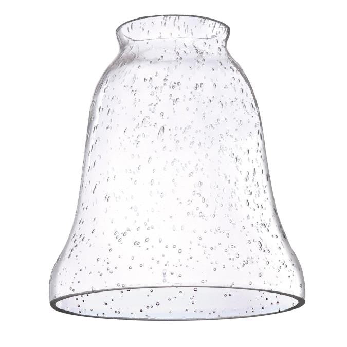 Westinghouse Lighting 8109500  Glass Bell Shade Lamp Shade Clear Seeded