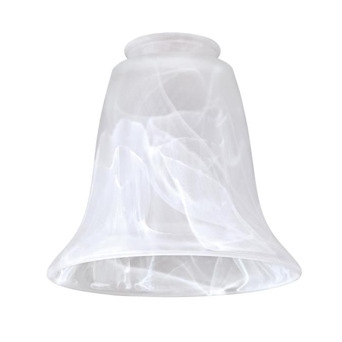 Westinghouse Lighting 8109800  Glass Bell Shade Lamp Shade Milky Scavo