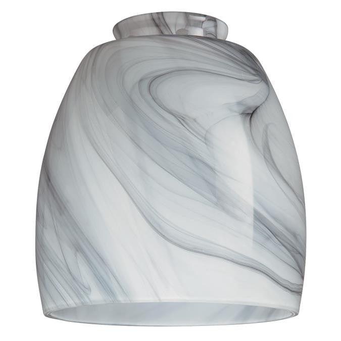 Westinghouse Lighting 8140900  Glass Shade Lamp Shade Charcoal Swirl