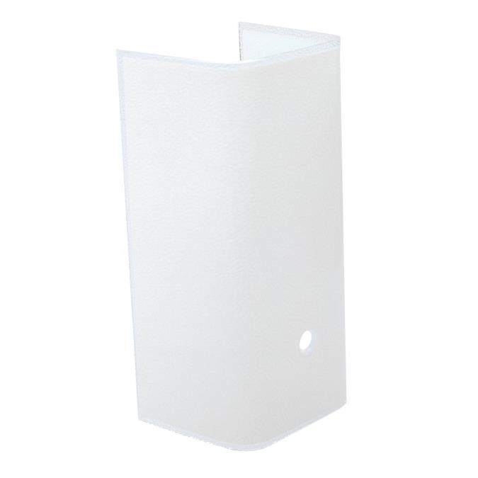 Westinghouse Lighting 8175800  Channel Glass Lamp Shade White