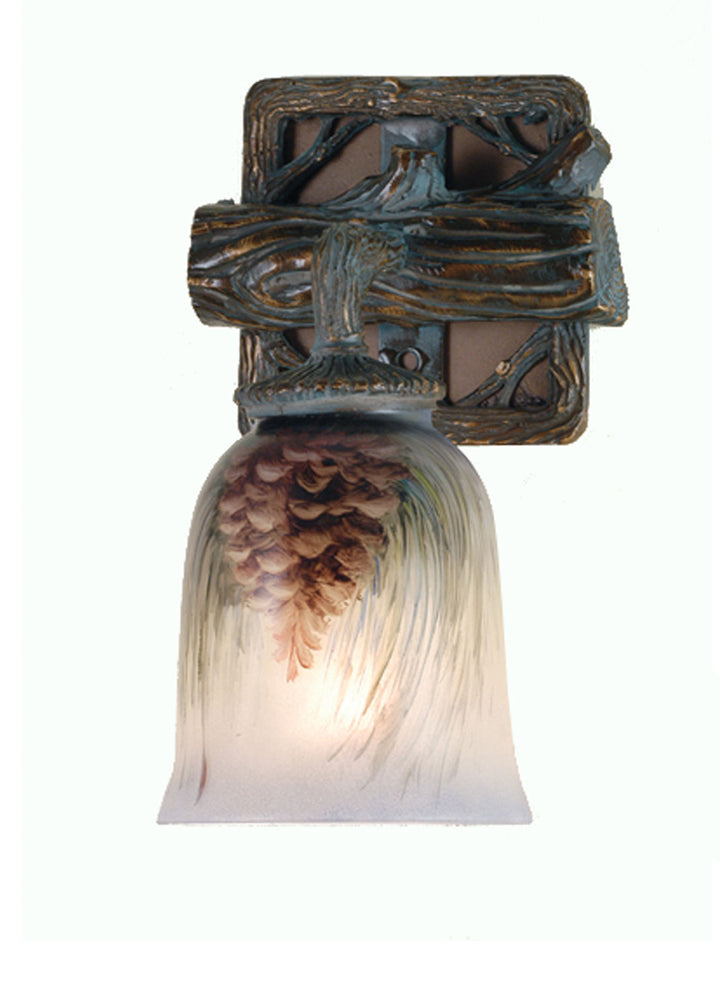 Meyda Tiffany Pinecone 49517 Wall Light - Antique Copper