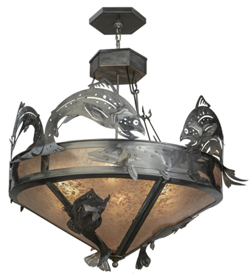 Meyda Tiffany Catch Of The Day 65150 Pendant Light - Steel